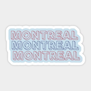 Montreal Sticker